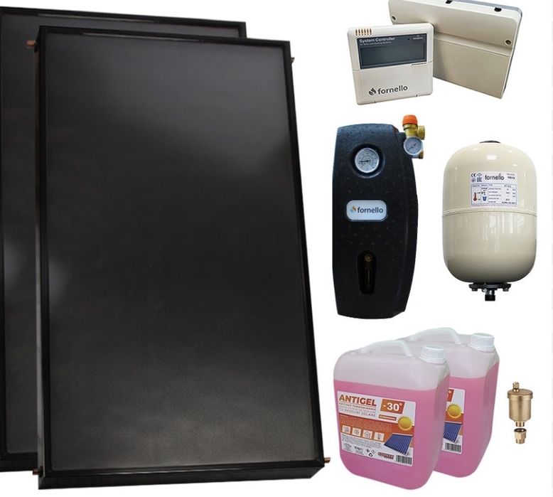 panouri plane solare apa calda si sistemul de automatizare