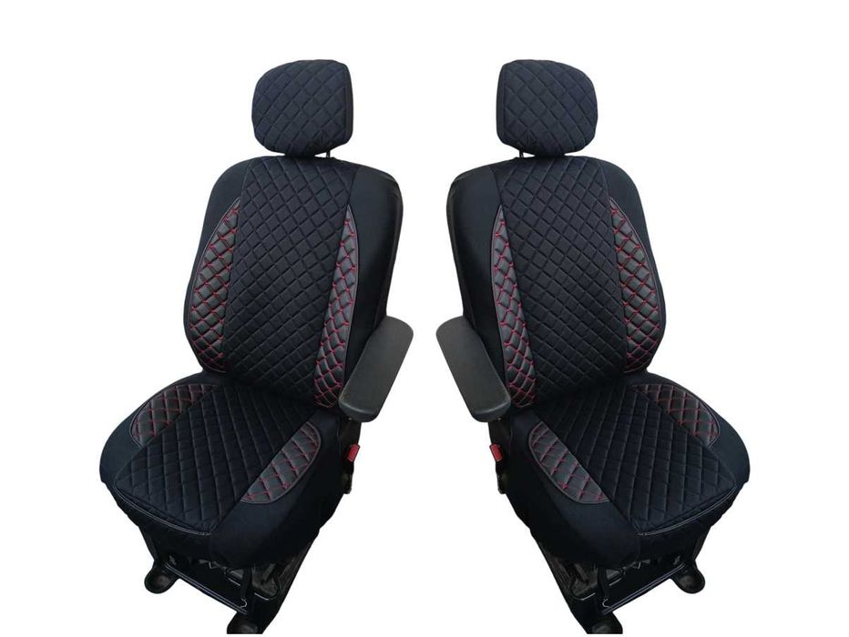 Калъфи за предни седалки 1+1 за Рено Мастър Renault Master 2011+ велур