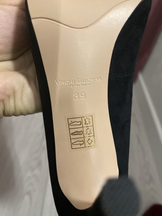 Туфли новые замша