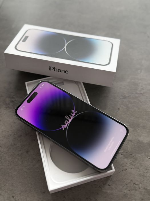 iPhone 14 Pro 128GB Mov – impecabil, liber de rețea, baterie 85%