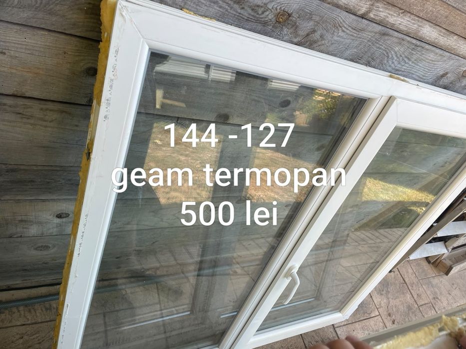 Vand usi si geamuri termopan noi  profil Rehau