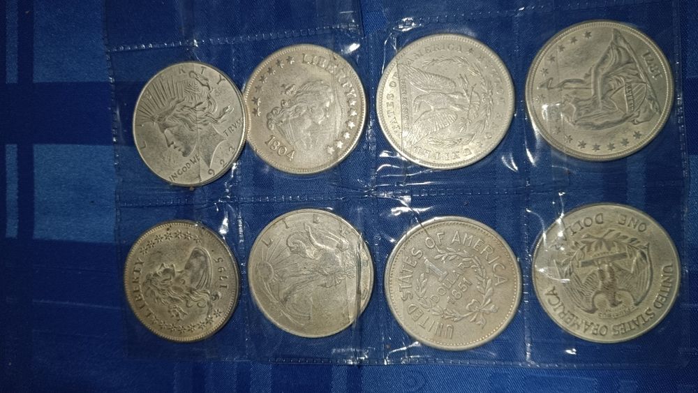 Промо 20лв/бр! Morgan Silver dollar Сребърен Долар "In god we trust"