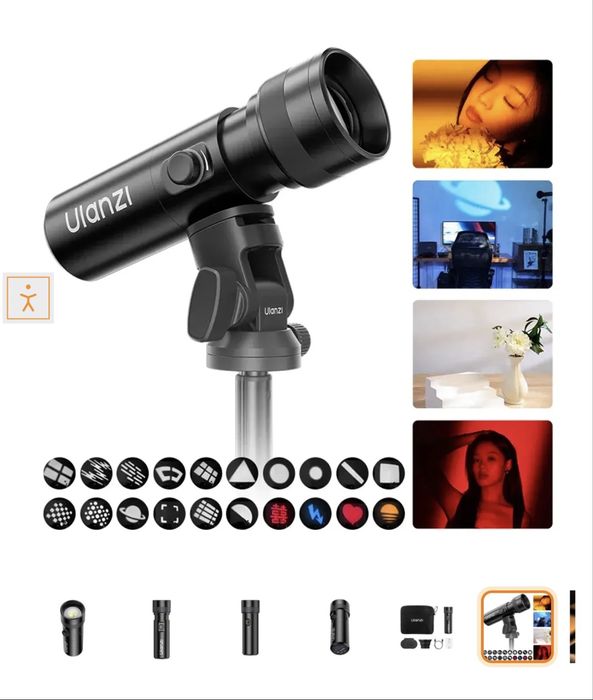 Ulanzi LM01 Lampa LED RGB 10W Garantie avtiva