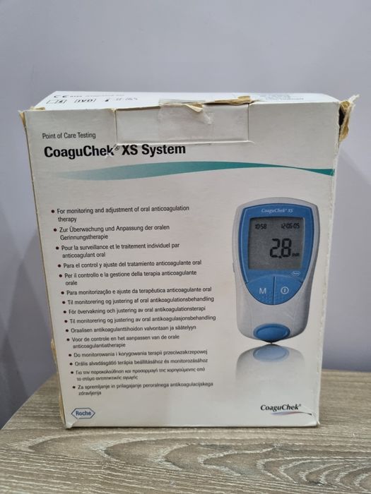 Аппарат CoaguChek XS System для контроля свёртываемости крови