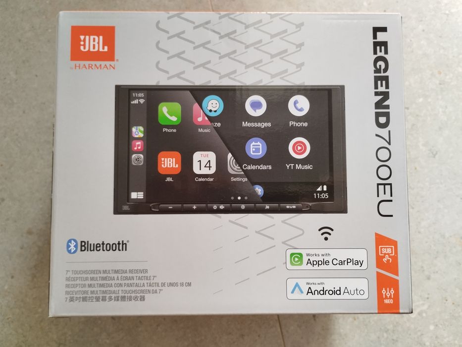 Player Audio Auto GPS Sigilat, JBL Legend 700 EU - 2Din - 7" - Apple Carplay/Android Auto