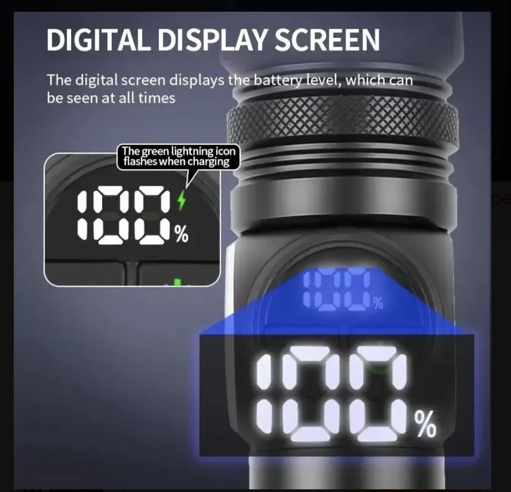 LED Прожектор със зарядно