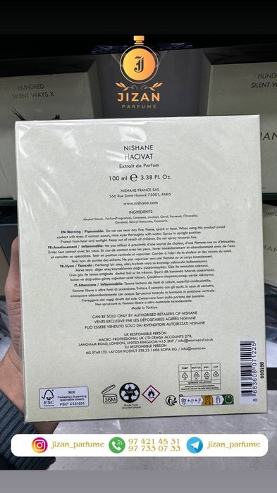 Nishane HACIVAT Extrait de Parfum