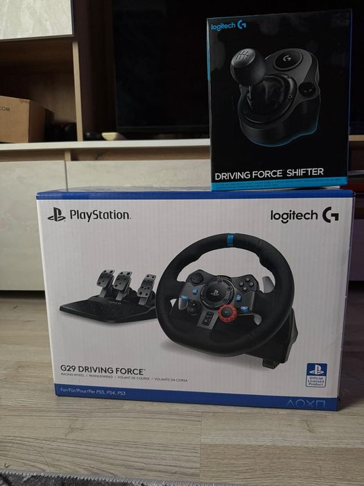 Logitech Driving Force G29-Волан с педали и Driving Force Shifter гр ...
