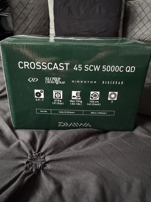 Mulinete Daiwa Crosscast 45 SCW 5000C QD 2 bucati
