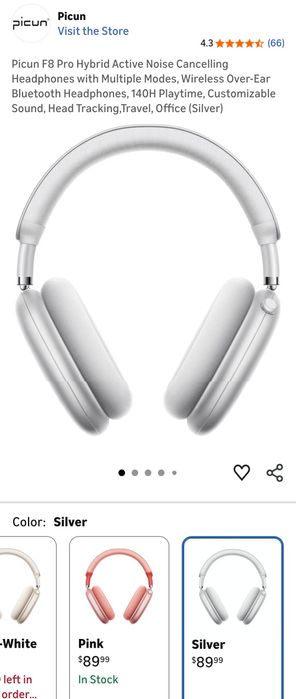 Беспроводные наушники Picun F8 pro 2026 убийца Airpods Max