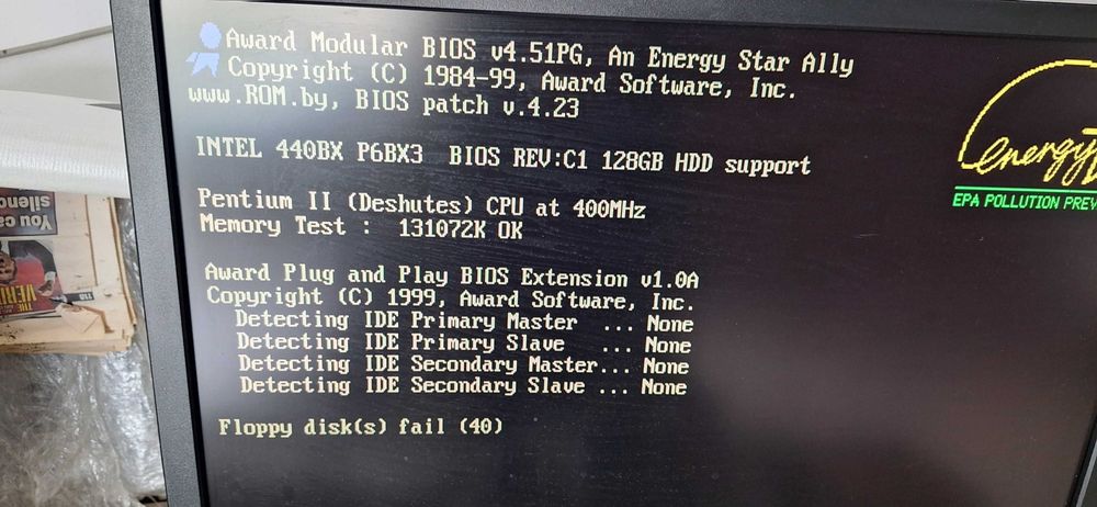 Kit retro Pentium 2 slot 1 placa baza processor memorie placa video