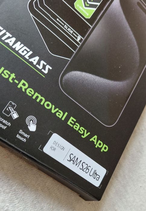 Folie sticla Samsung S26 Ultra. Dispozitiv aplicare!