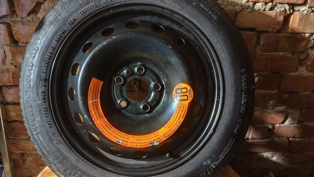 Резервна гума 5*98 125/80/R15 ЕТ35