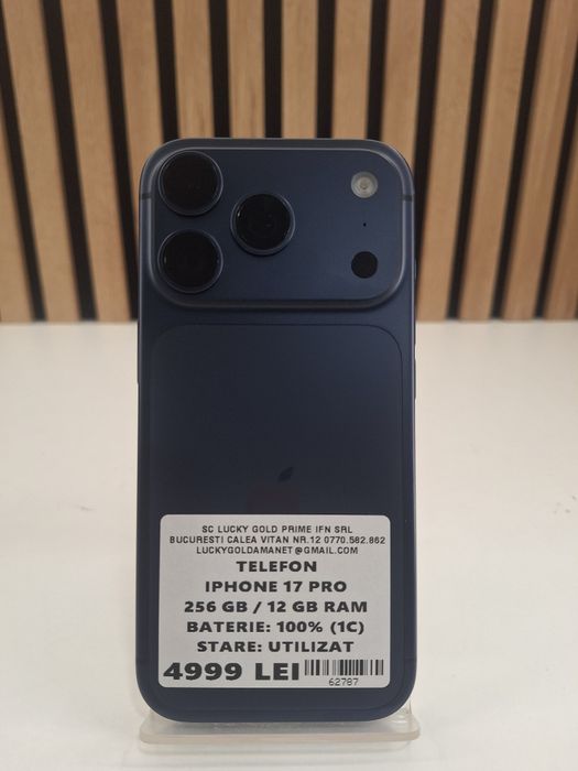 Iphone 17 Pro / 256GB / 100% BAT / #62787