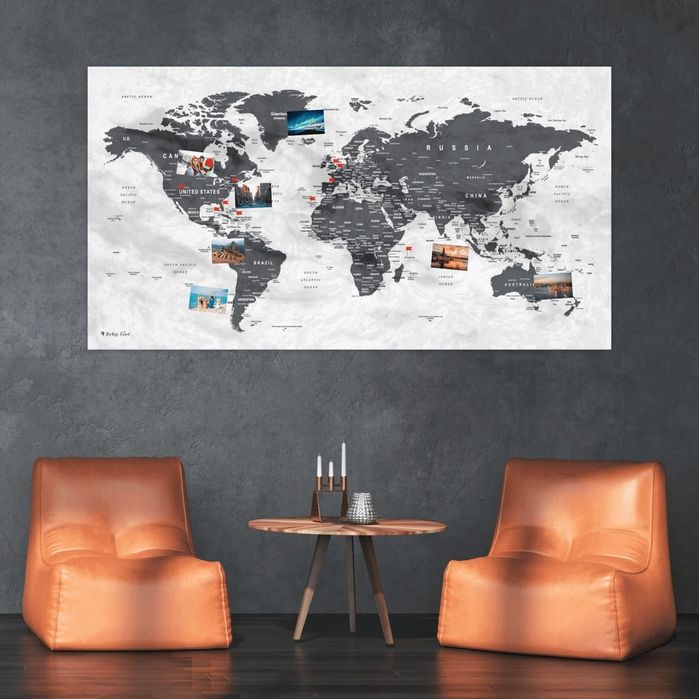 Harta lumii 130 x 70 cm