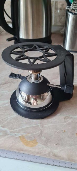 Набор для варки кофе: Горелка Rekrow + подставка для турки/moka pot