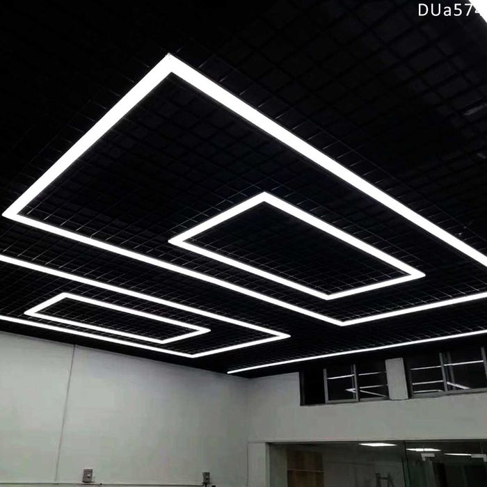 LED правоъгълно осветление таван гараж лед лампа ярка светлина студио