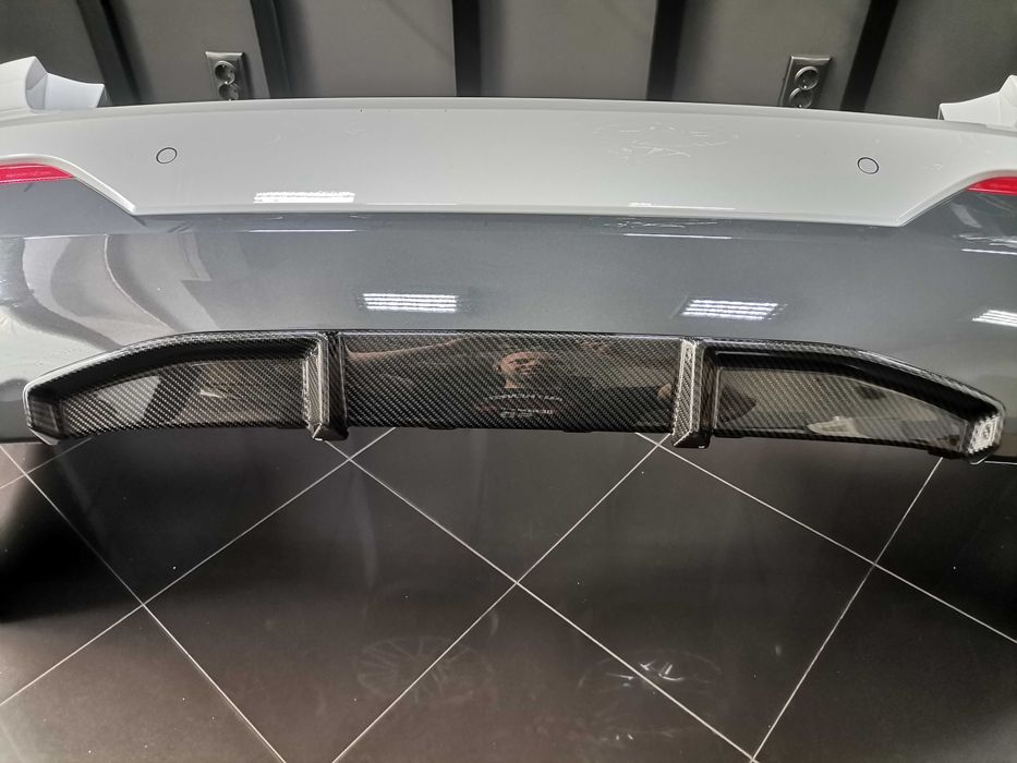 Carbon Задна Броня BMW 4 G22 G23 M пакет БМВ Г22 Г23 Спорт Карбон А32