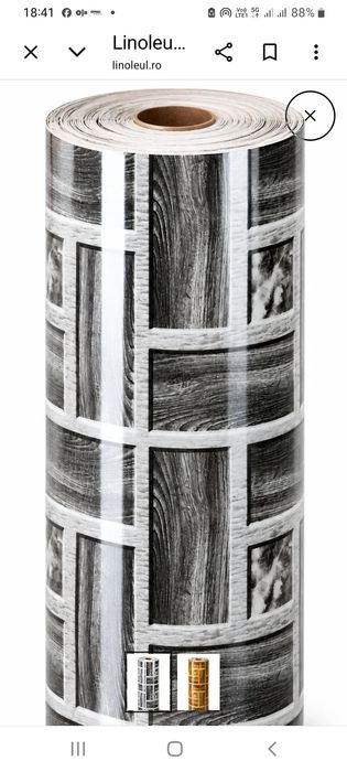 Linoleu Cauciucat foarte gros, cauciucat,  pt un industrial, 2m lat x 20m lungime,  2mm grosime t agro si industrial Uz industrial si agro