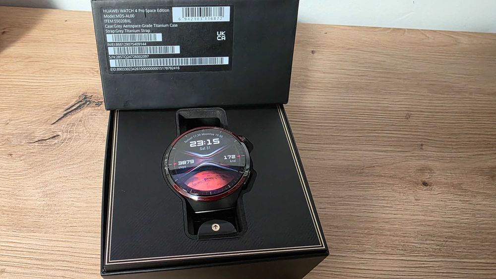 Huawei Watch 4 Pro, Space Edition Grey Aerospace-Grade, Titanium Case