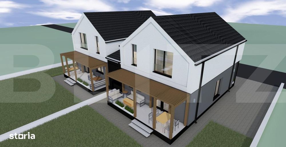 Duplex stil Nordic 4 camere Mosnita Noua