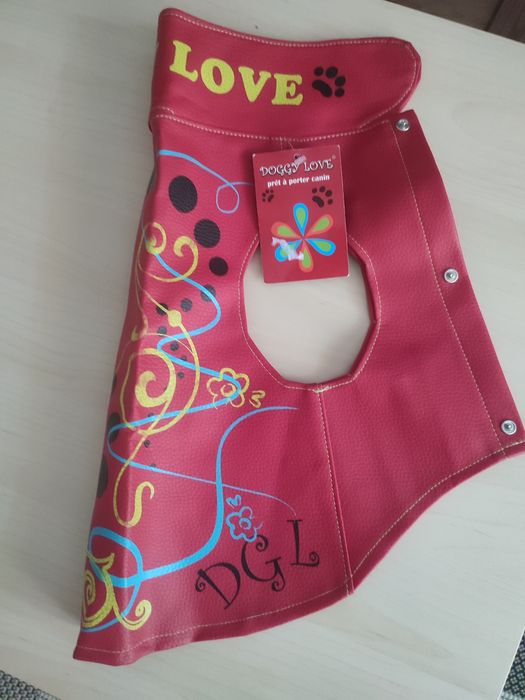 Hăinuță impermeabilă pt căței - 50 cm