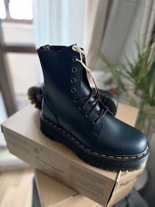 Dr. Martens Jaden bocanci/ghete dama cu platforma piele bleu 39 origin