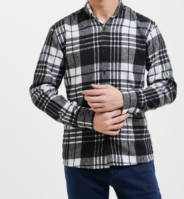 Рубашка мужская теплая