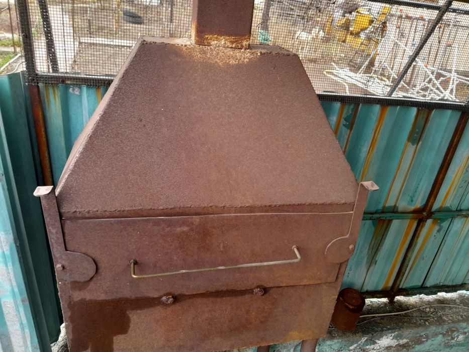 Мангал +коптилка металл 3мм новый