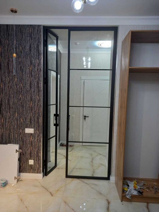 Раздвижные двери и перегородки в стиле лофт!