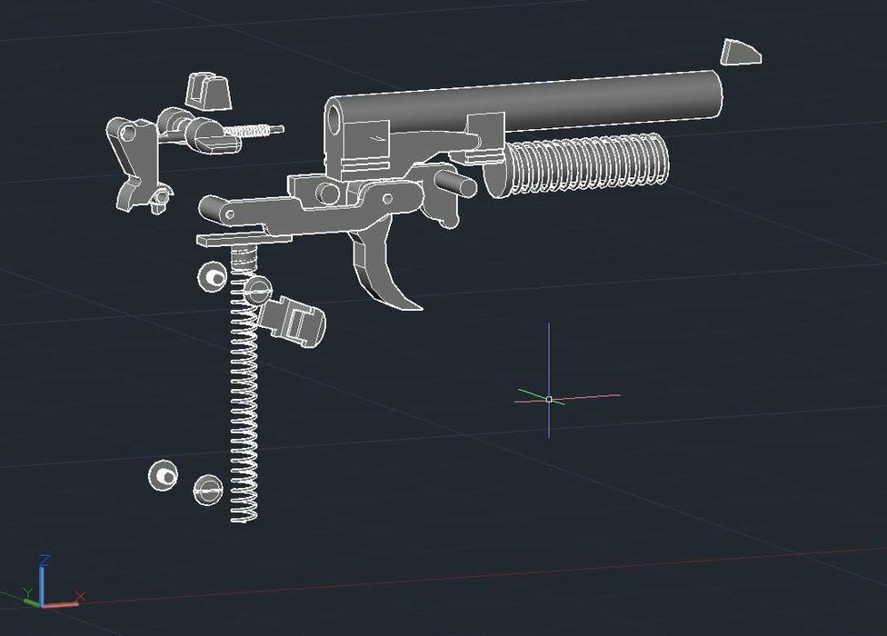 Beretta M9 - Proiect Autocad