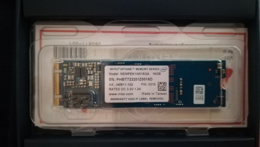 Продам память Intel Optane 16gb