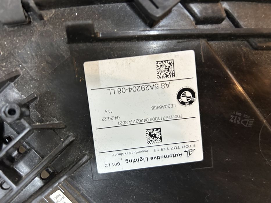 Far faruri bmw X3 G01 X4 G02 LCI led adaptiv dreapta 2021–2023