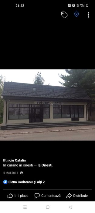 SPAȚIU COMERCIAL 70 MP-pozitie excelenta langa HOTEL TROTUȘ – ONEȘTI