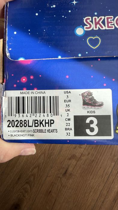 Ботинки Skechers для девочки