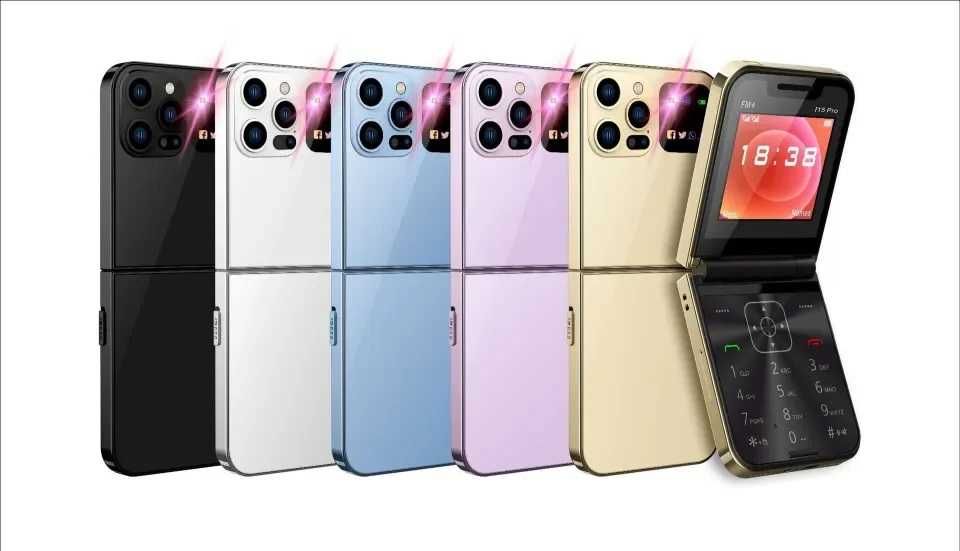 Сгъваем телефон А50 Mini Flip Smart Phone с 2 SIM карти Мини Телефон