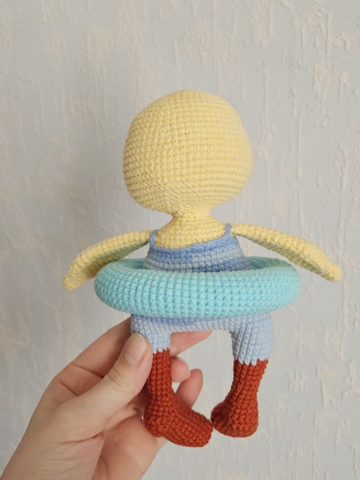 Плетена играчка пате