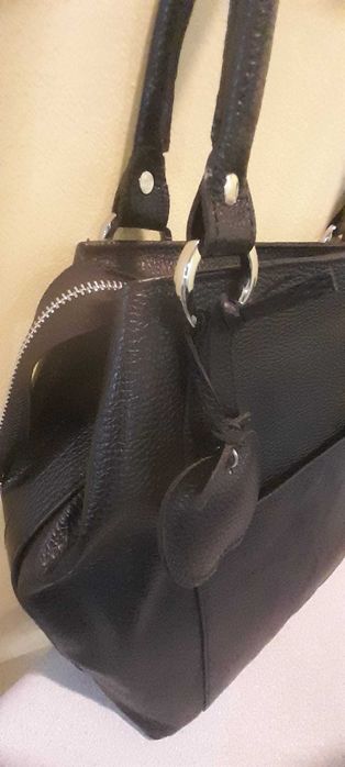 geanta dama piele neagra ITALIA