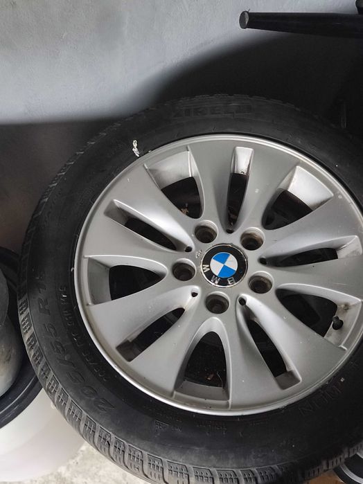Set jante aliaj 205.55R16, 7J 16EH2+, ET44, Bmw E81, E87 E90 E91 E92