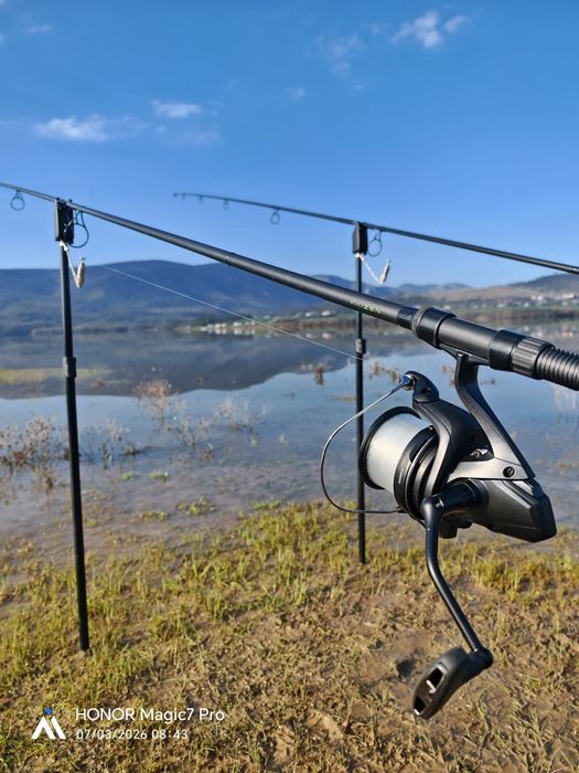 2 броя шаранджийски пръчки Korda Kaizen Green 3.66m 3.5lbs