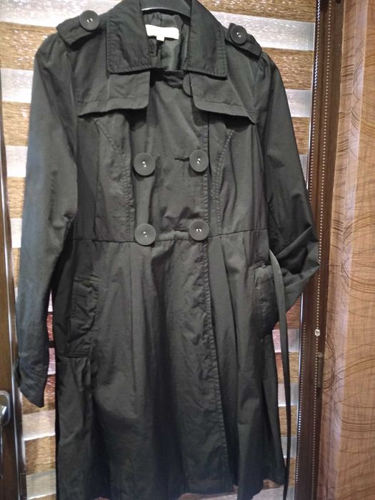 Дамски черен шлифер