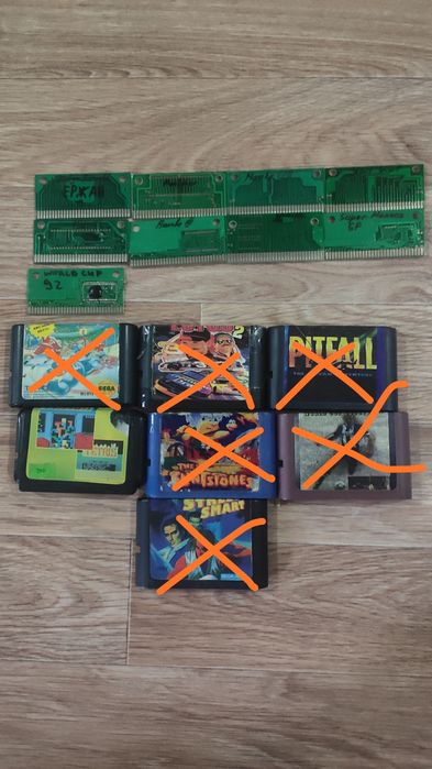 Картриджи на Sega