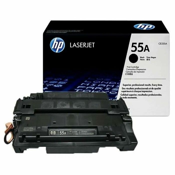 Картридж Оригинал HP 55A CE255A, черный