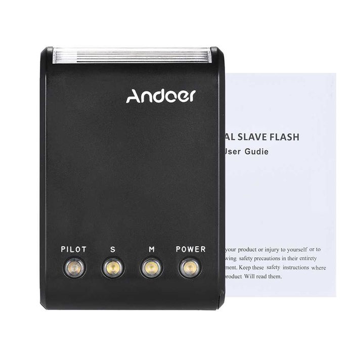Мини светкавица Andoer за фотоапарати Canon Nikon Sony Pentax и др.