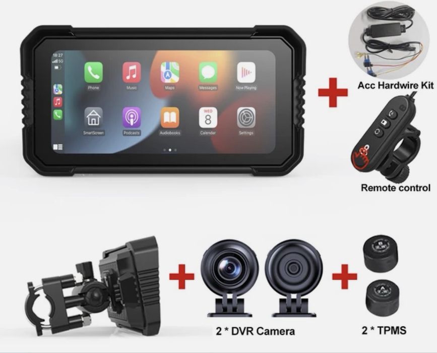 Видеорегистратор и навигатор для мотоцикла