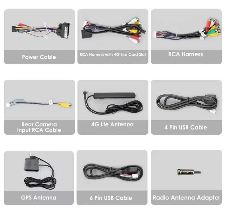 Мултимедия 9" ANDROID 14 за FORD FOCUS MK2 CARPLAY навигация