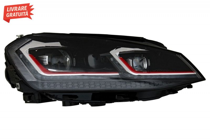 Faruri LED Bi-xenon Look VW Golf 7 VII (2012-2017) Facelift G7.5 GTI D
