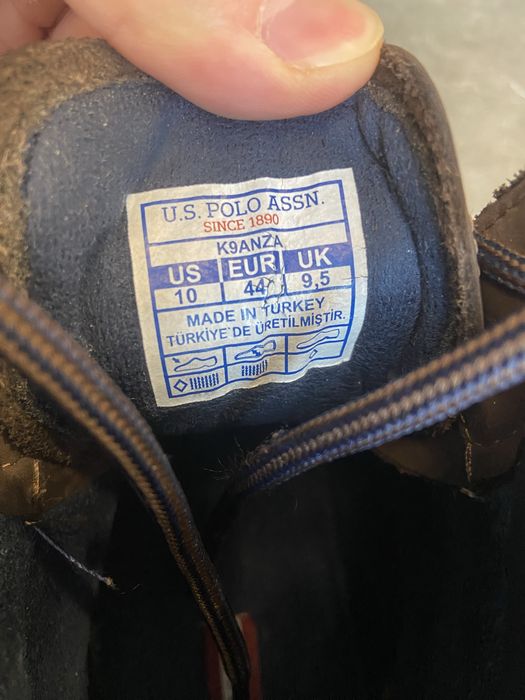Зимни кожени боти/ботуши US Polo Assn № 44 - Нови