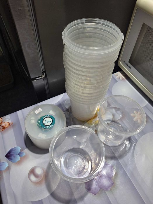 Посуда, ведёрки 1л.