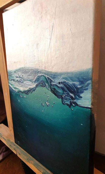 Авторска картина 30/40 см платно с подрамка